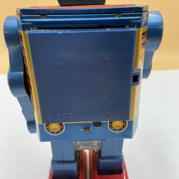 Vintage 1960s Space Explorer Tin TV Robot Horikawa Japan Not - Picture 6 of 8